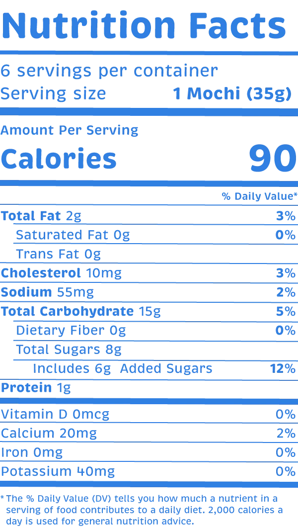 nutrition facts of Salted Miso Caramel